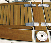 nuova coperta in teak su GS48