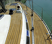 nuova coperta in teak su GS48