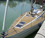 nuova coperta in teak su GS48