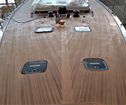 coperta in vero teak su Scuderia 65