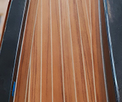 passeggiata in teak su Aurea Yacht